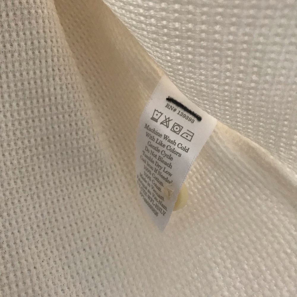 Everlane XXS Black Grey Canvas Waffle Henley Trio - Picture 9 of 10